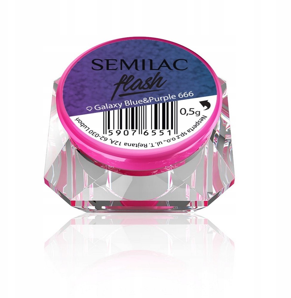 Semilac efekt Flash Galaxy Blue&Purple 666