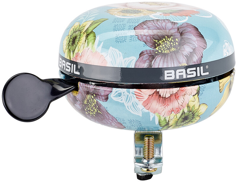 Basil Basil Bloom Field Big Bicycle Bell, niebieski/kolorowy  2022 Dzwonki 50538