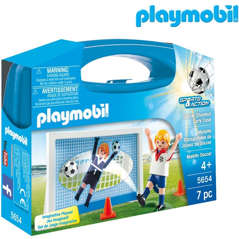 Playmobil Skrzynka Bramka Piłkarska 5654