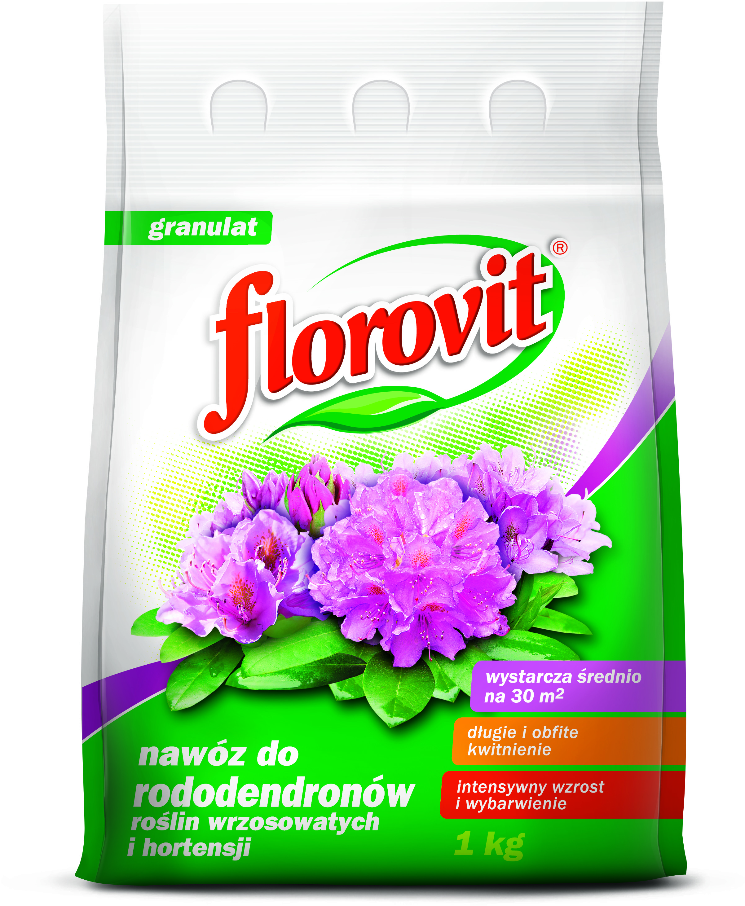 Florovit Nawóz granulowany do rododendronów, roślin wrzosowatych i hortensji worek 1 kg