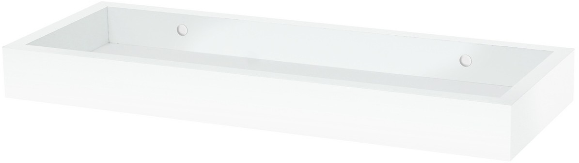 Półka ścienna biały, 40 cm