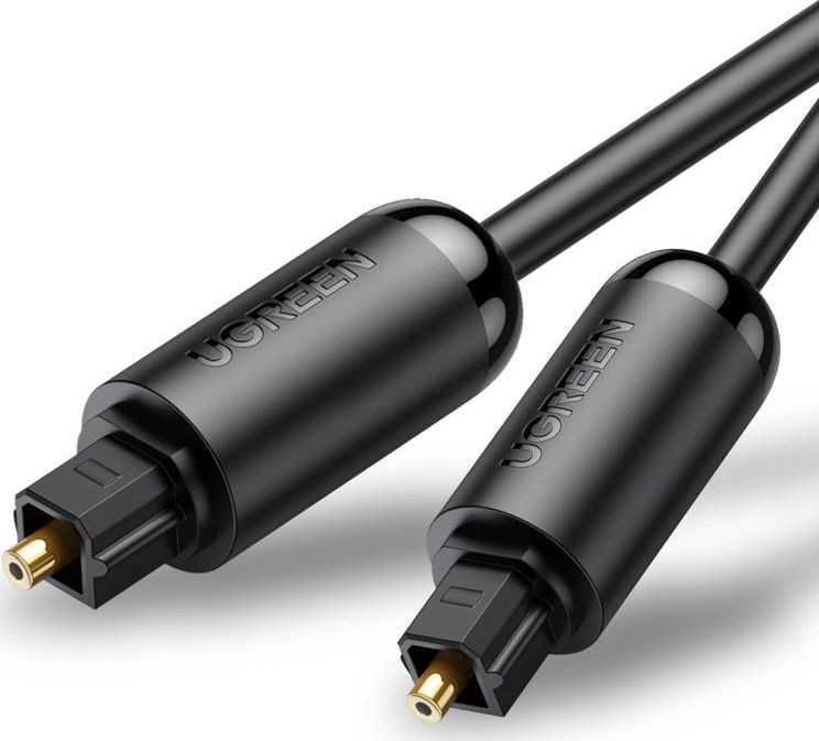 UGREEN Kabel AV122 Kabel optyczny Toslink Audio aluminiowy z oplotem 2m czarny 70892