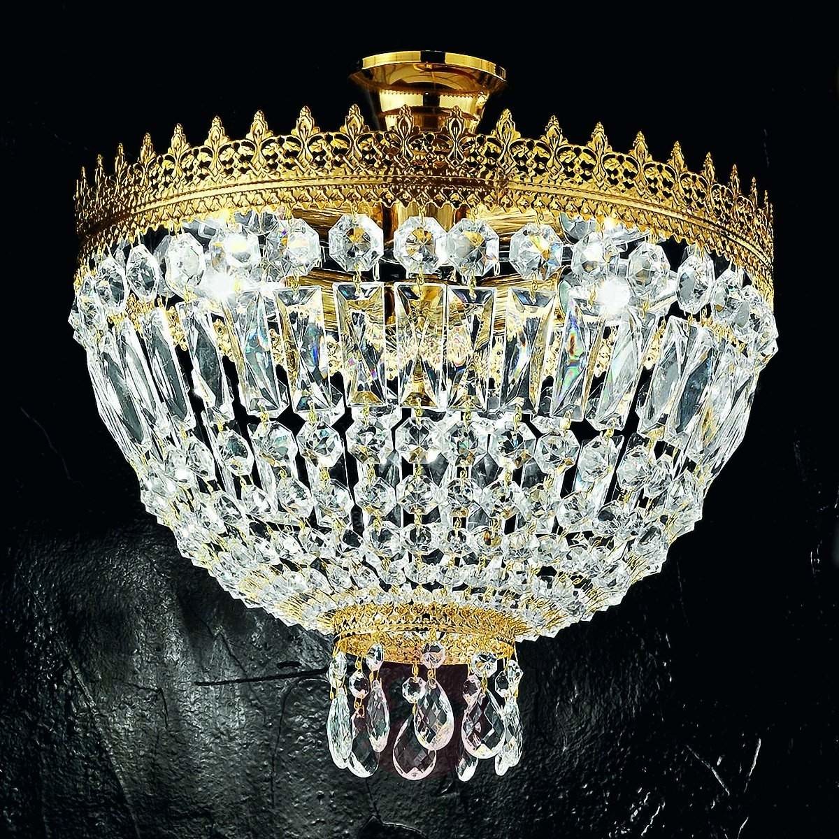 Kögl Lampa sufitowa Cupola z 24 karatowym złoceniem