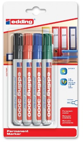 Edding 3000 marker permanentny 4-3000-4-4999