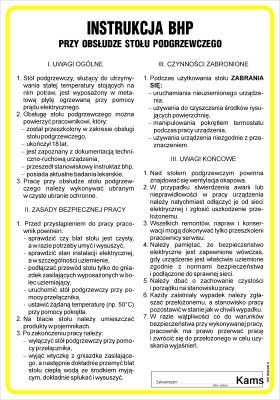 IAG38 Instrukcja BHP przy obsłudze taboretu gazowego
