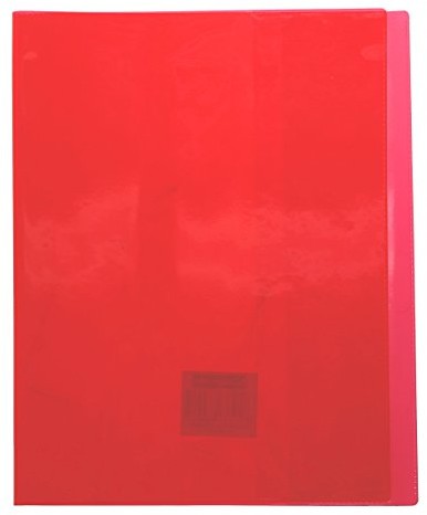 Clairefontaine 73003 °C 17 x 22 cm zeszyt z przezroczystą folią ochronną na wyświetlacz z taśmy do monitora  czerwony 73003C