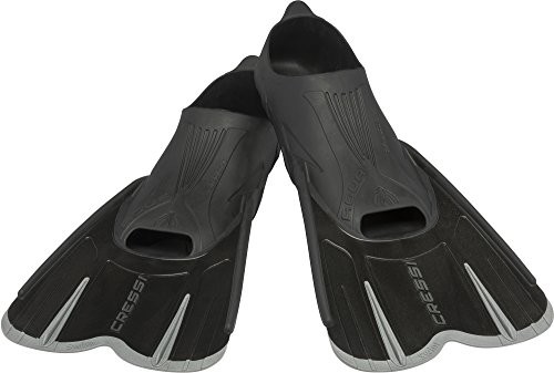 Cressi Agua, płetwy dla kobiet i mężczyzn, krótkie - Made in Italy, czarny, XS DP205035