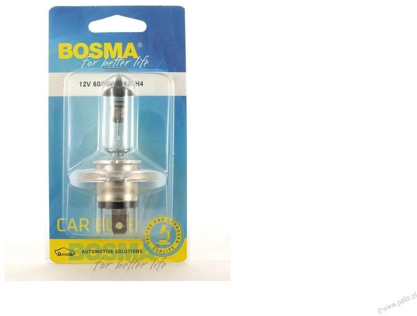 BOSMA 1314B ŻARÓWKA 12V 60/55W H4 P43t blister 1 szt) 1314B