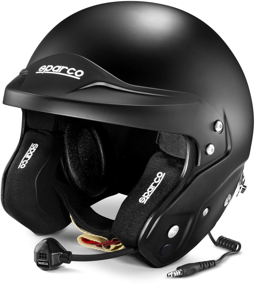 Sparco Kask otwarty z interkomem AIR PRO RJ-5i MY20 Czarny (homologacja FIA) 0033660XSNR