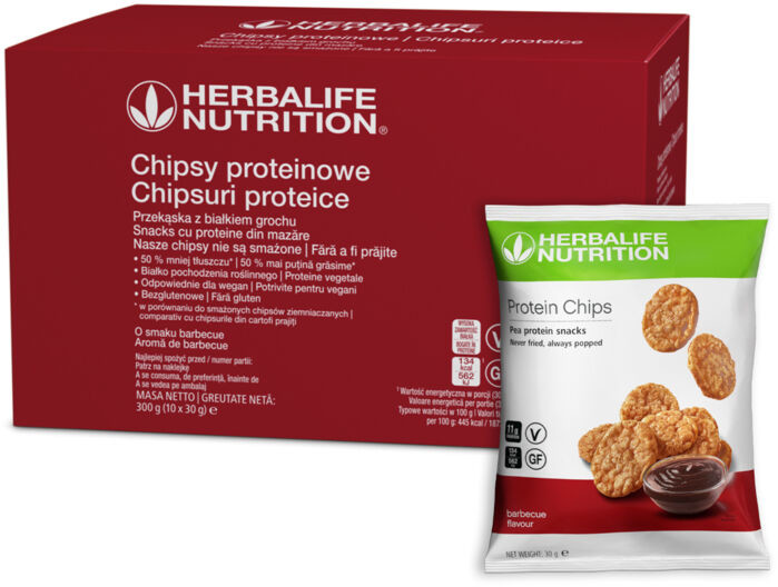 Herbalife Chipsy proteinowe 10x30 g barbecue