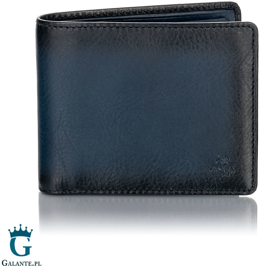 Visconti Banknotówka Męska Przypalany Brąz lub Granat AT-58 RFID AT-58