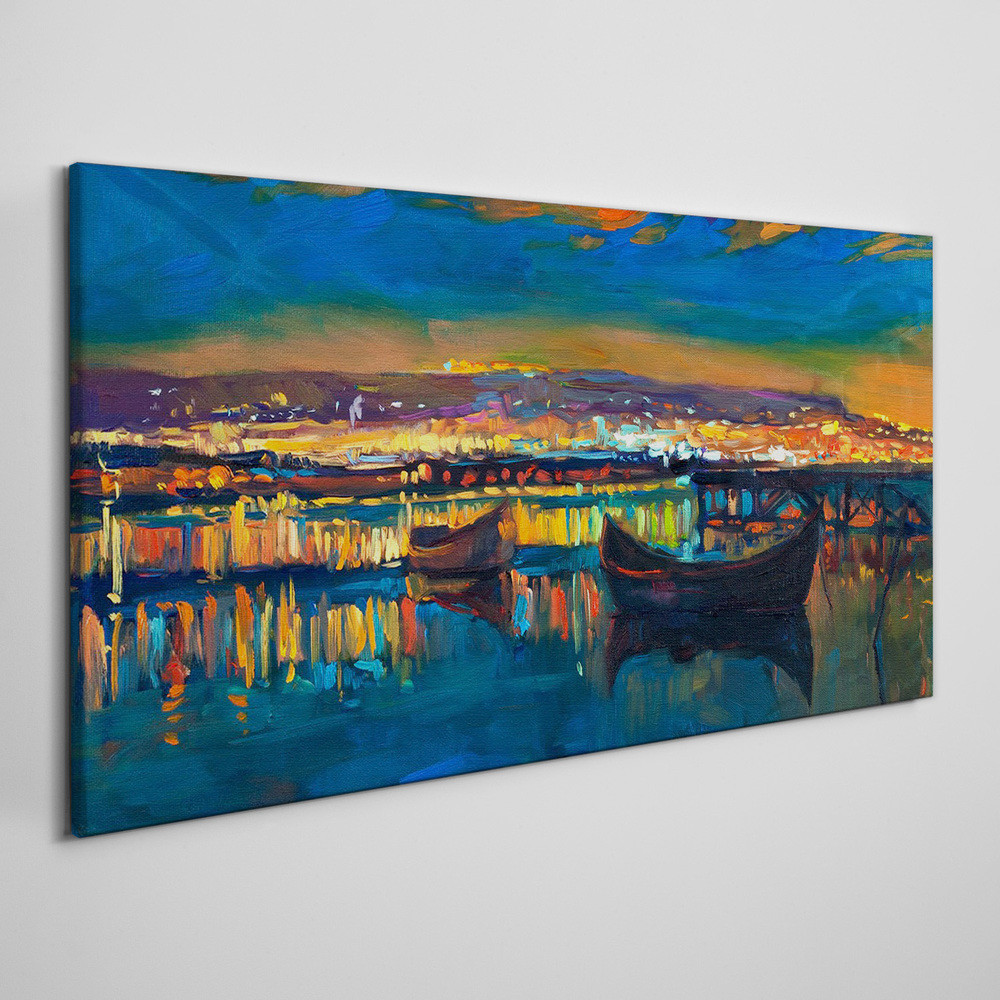 PL Coloray Obraz Canvas Jezioro miejski 100x50cm