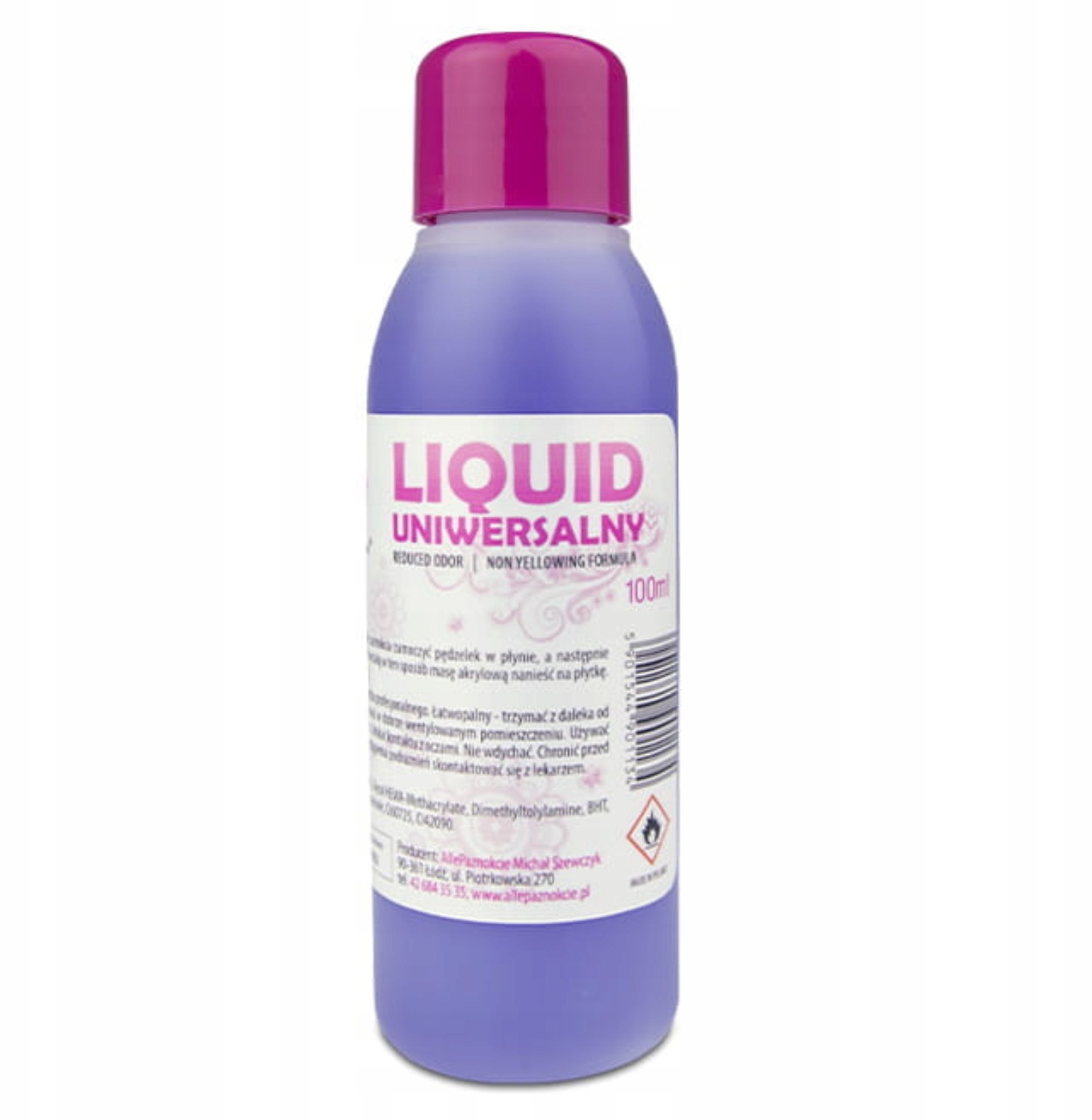 Liquid Do Akrylu Uniwersalny Łagodny Zapach 100ml