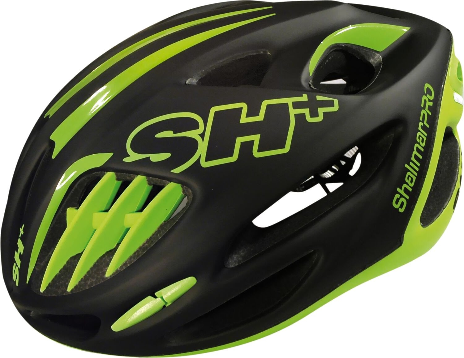 SH+ SHALIMAR PRO black matt/green M/L