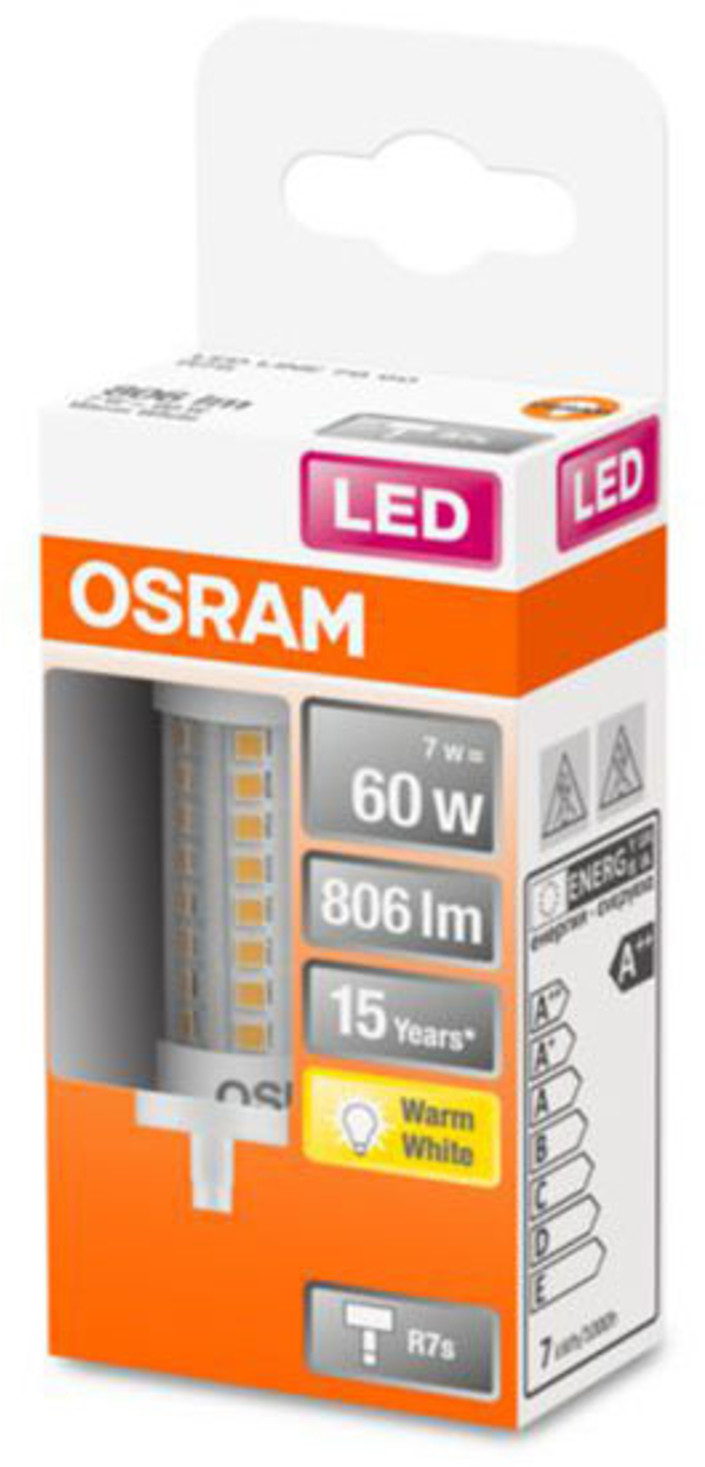 Osram żarówka LED R7s-2 7W 2 700 K
