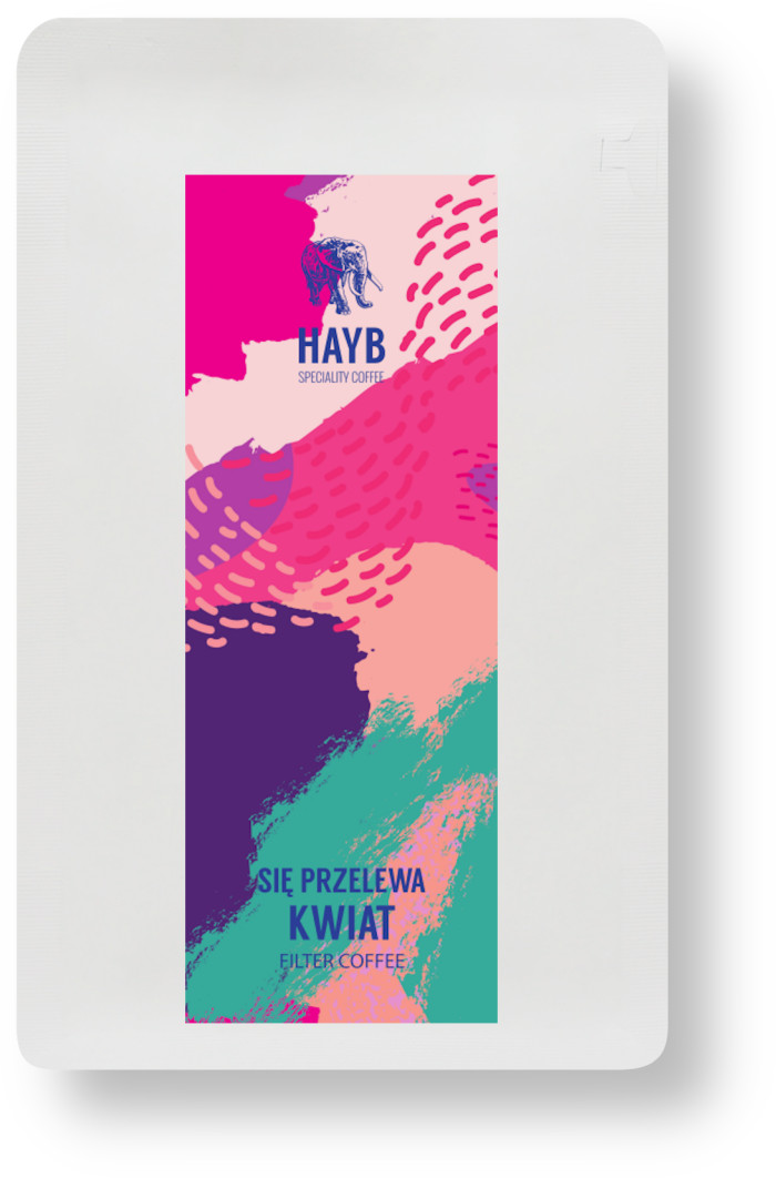 Hayb Kawa ziarnista SIĘ PRZELEWA KWIAT 250g HAY.Z.PRZ.KWI.250