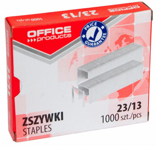 OFFICE PRODUCTS Zszywki OFFICE PRODUCTS 23/13 1000szt 18072349-19