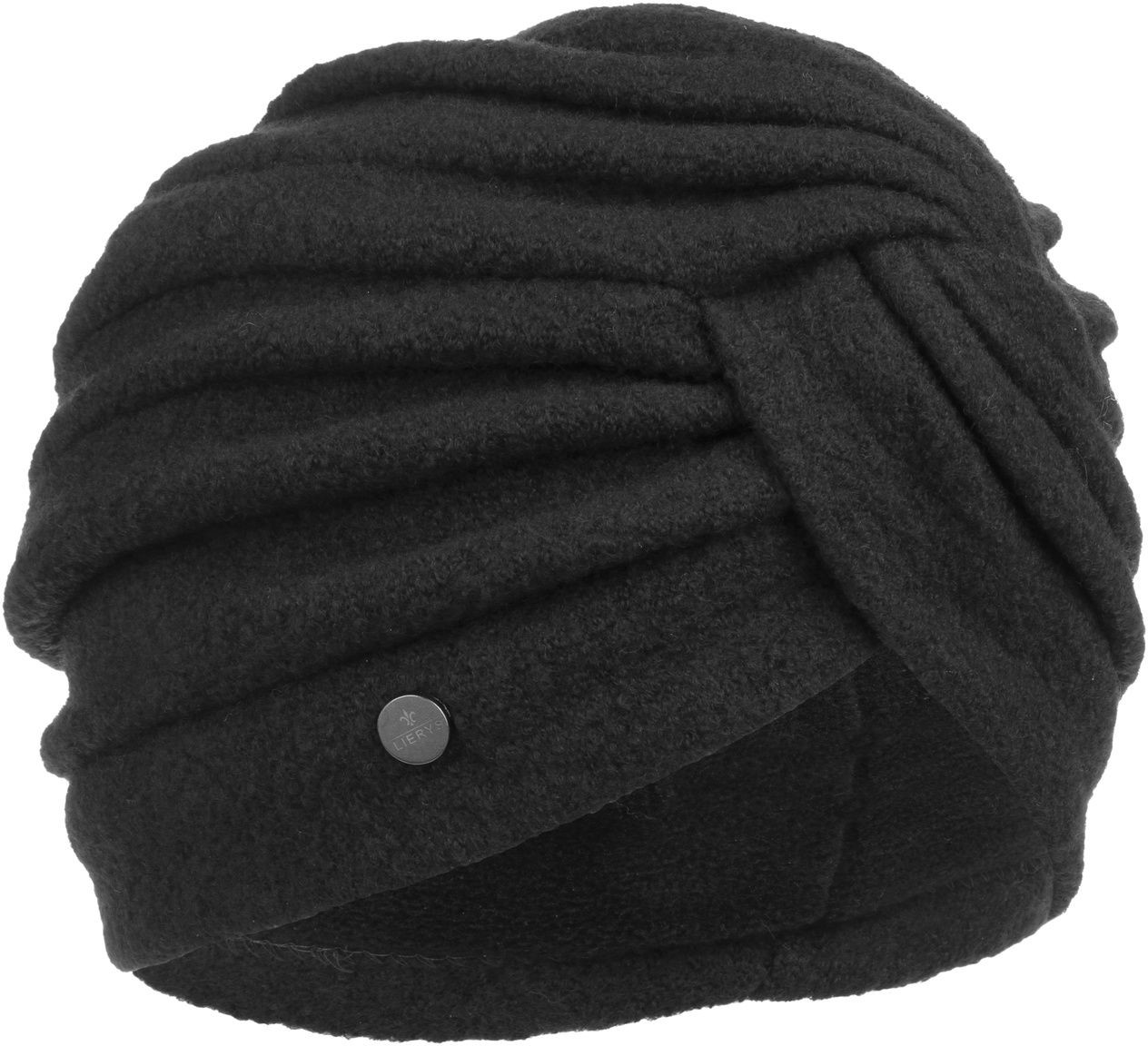 Turban Damski z Podszewką by Lierys, czarny, One Size