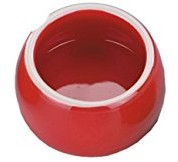 Nobby Keramik pojemnik na pokarm, 125 ml, czerwony