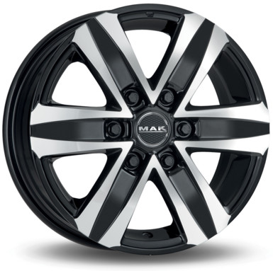 MAK Felga STONE6 T BLACK MACHINED FACE 7.5x17 6x130 ET60 J17656075STO.BP