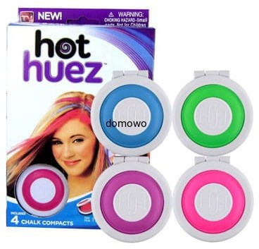 Hot Huez FARBA KOLOROWE PASEMKA DO WŁOSÓW 4 kolory