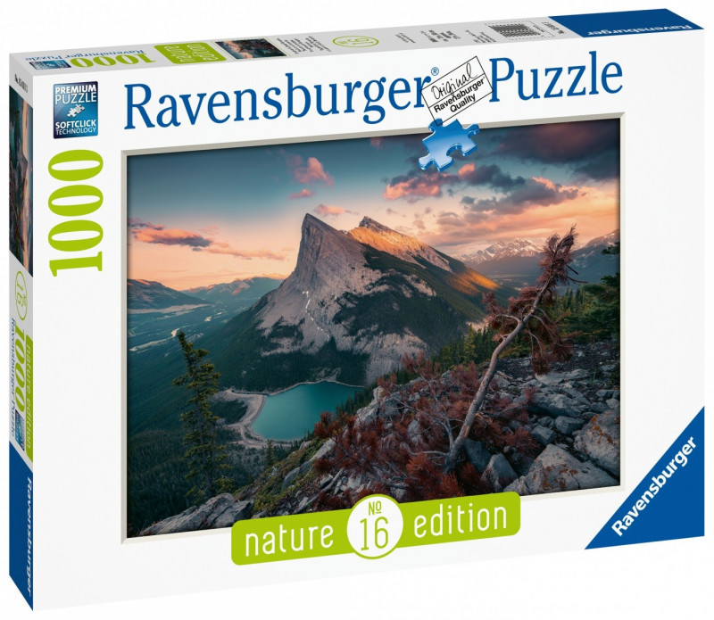 Zdjęcia - Puzzle i mozaiki Ravensburger Abends in den Rocky Mountains  (Puzzle)