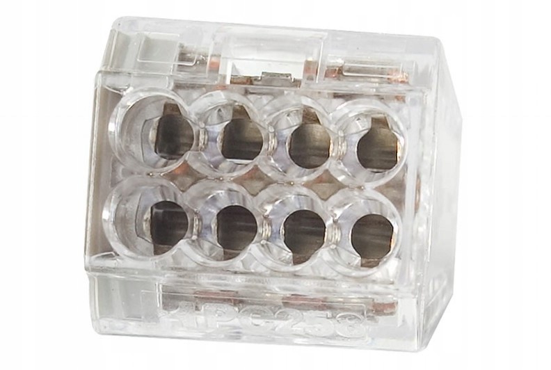Szybkozłączka instalacyjna 2,5 mm2 - 8 styków