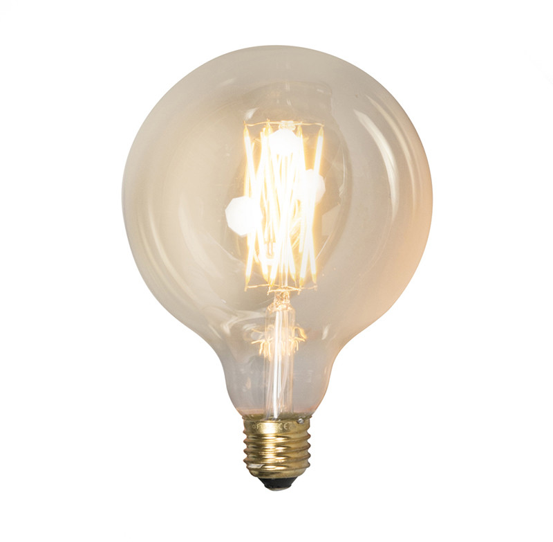 Calex E27 dimbare LED filament lamp G125 goldline 4,5W 470 lm 2100K 02600