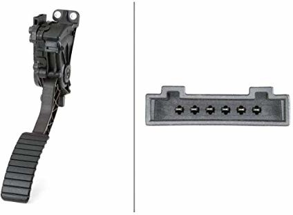 HELLA 6PV 010 946-181 Czujnik, pozycja pedału gazu - dla pojazdu z kierownicą z lewej strony - Skrzynia biegów manualna 010946181