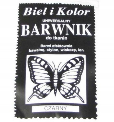 Barwnik Do Tkanin Czarny