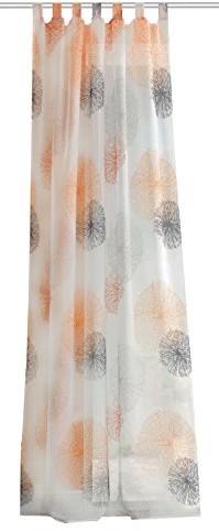 Home Fashion schmidtgard materiały woal-zasłona na szelkach Rawlins, z nadrukiem, 245 x 140 cm 49039-575 - H: 245 x B: 140 cm
