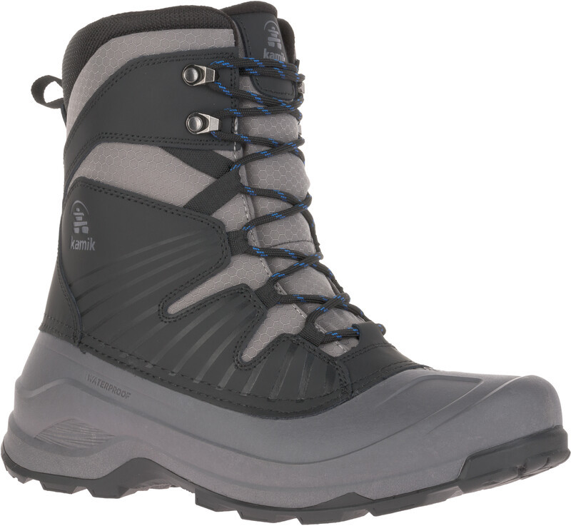 Kamik Iceland Buty Mężczyźni, czarny/szary EU 43 2021 Kozaki sportowe WK0354-BCH-43