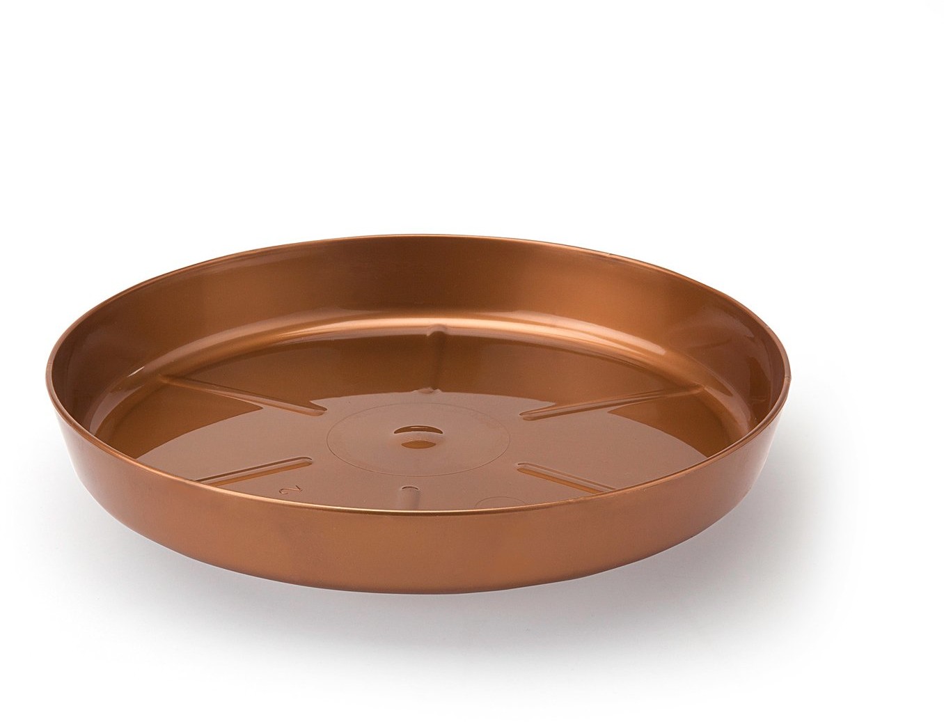 LAMELA Podstawka plastik złoty metalik 11,2cm