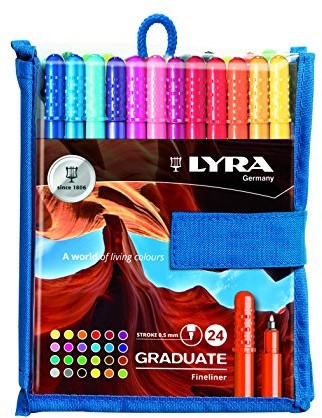 Lyra Fineliner, wielokolorowa, 19.1 x 1.4 x 11.8 cm 6771240