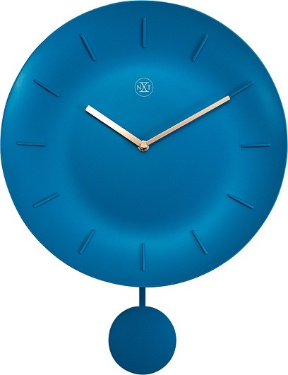 Nextime Zegar ścienny Bowl turkusowy 7339TQ