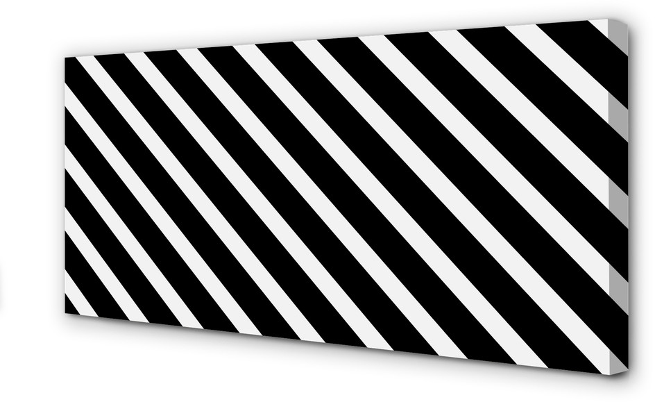 PL Tulup Obrazy na płótnie Paski zebra 140x70cm