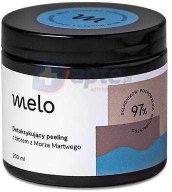 Melo Melo detoksykujący peeling z błotem z Morza Martwego 200ml