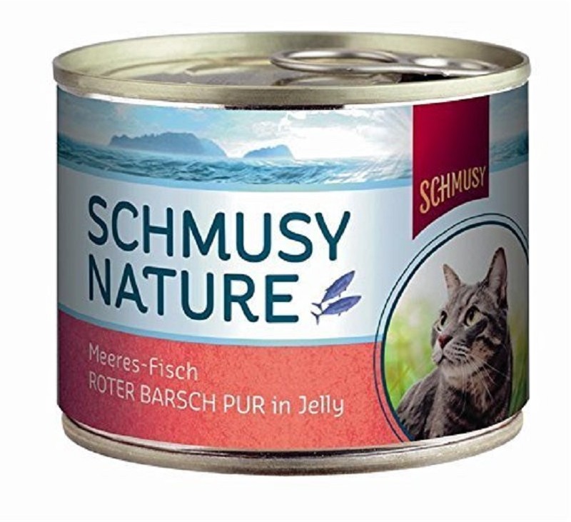 Schmusy Nature Ryba w puszkach, 12 x 185 g - Akara czerwona