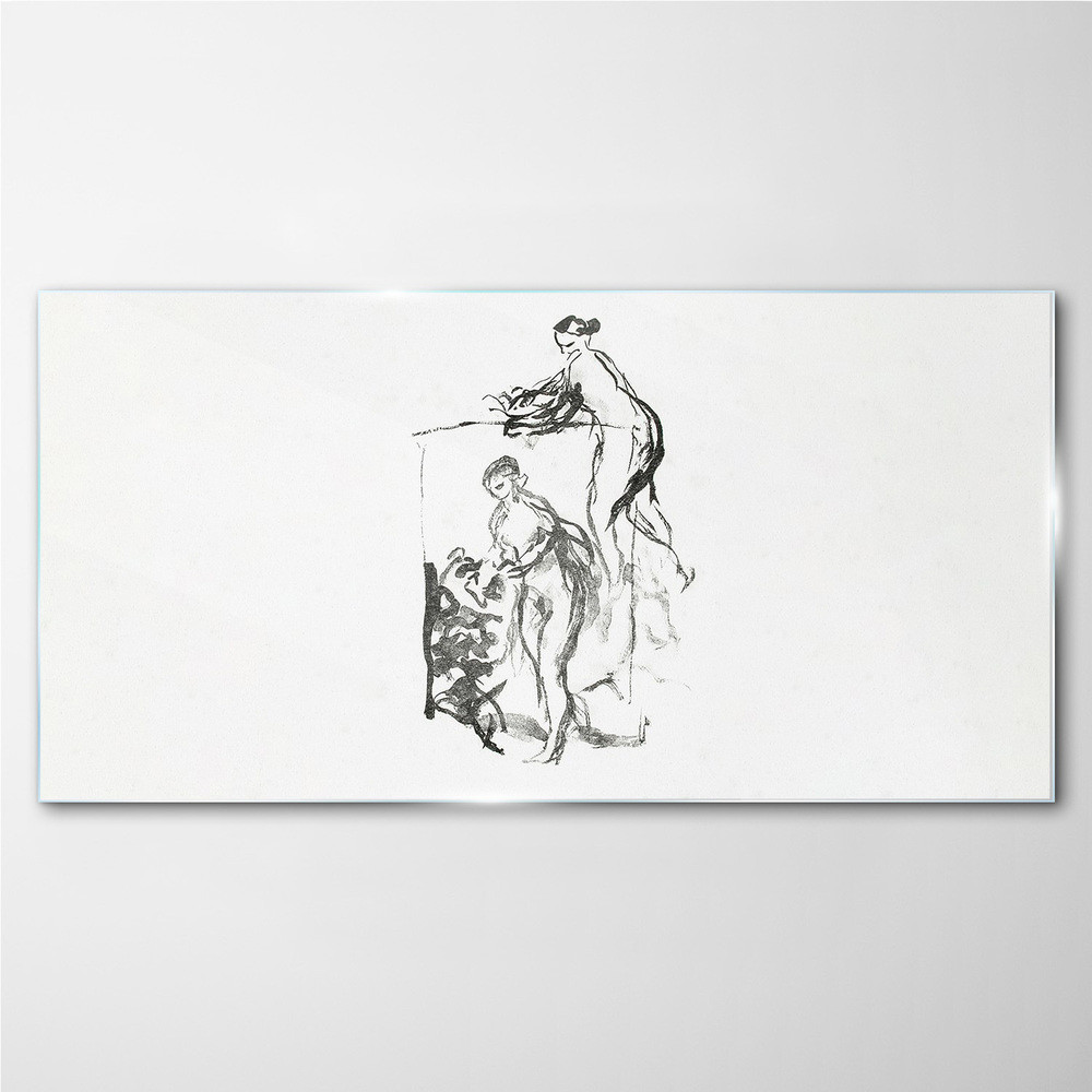 PL Coloray Obraz na Szkle Rysunek szkic 140x70cm