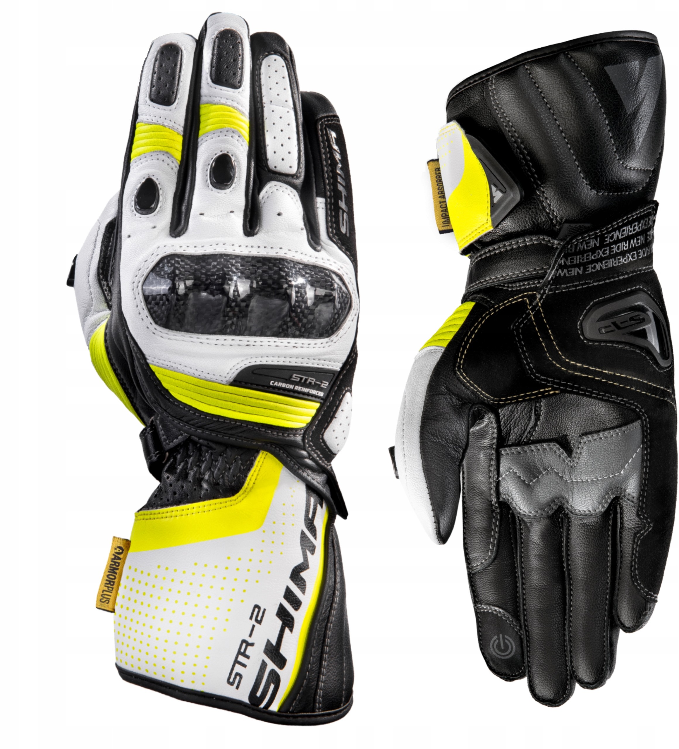 SHIMA Rękawice motocyklowe STR-2 Fluo Gratisy
