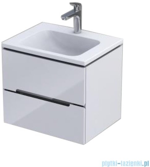 Oristo Silver Uni szafka podumywalkowa wisząca 60x50x46cm biały połysk OR33-SD2S-60-1-V3 |