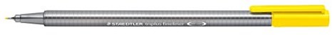 Staedtler Triplus Fineliner 334 SB10 cienkopisy, żółty 10 szt. w opakowaniu 4007817334515