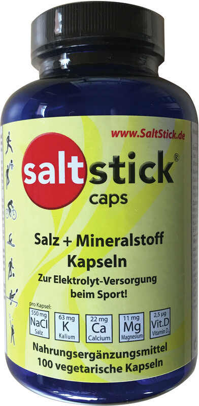 SaltStick SaltStick Caps 100 kapsułek, with Salt and Minerals  2020 Suplementy fitness