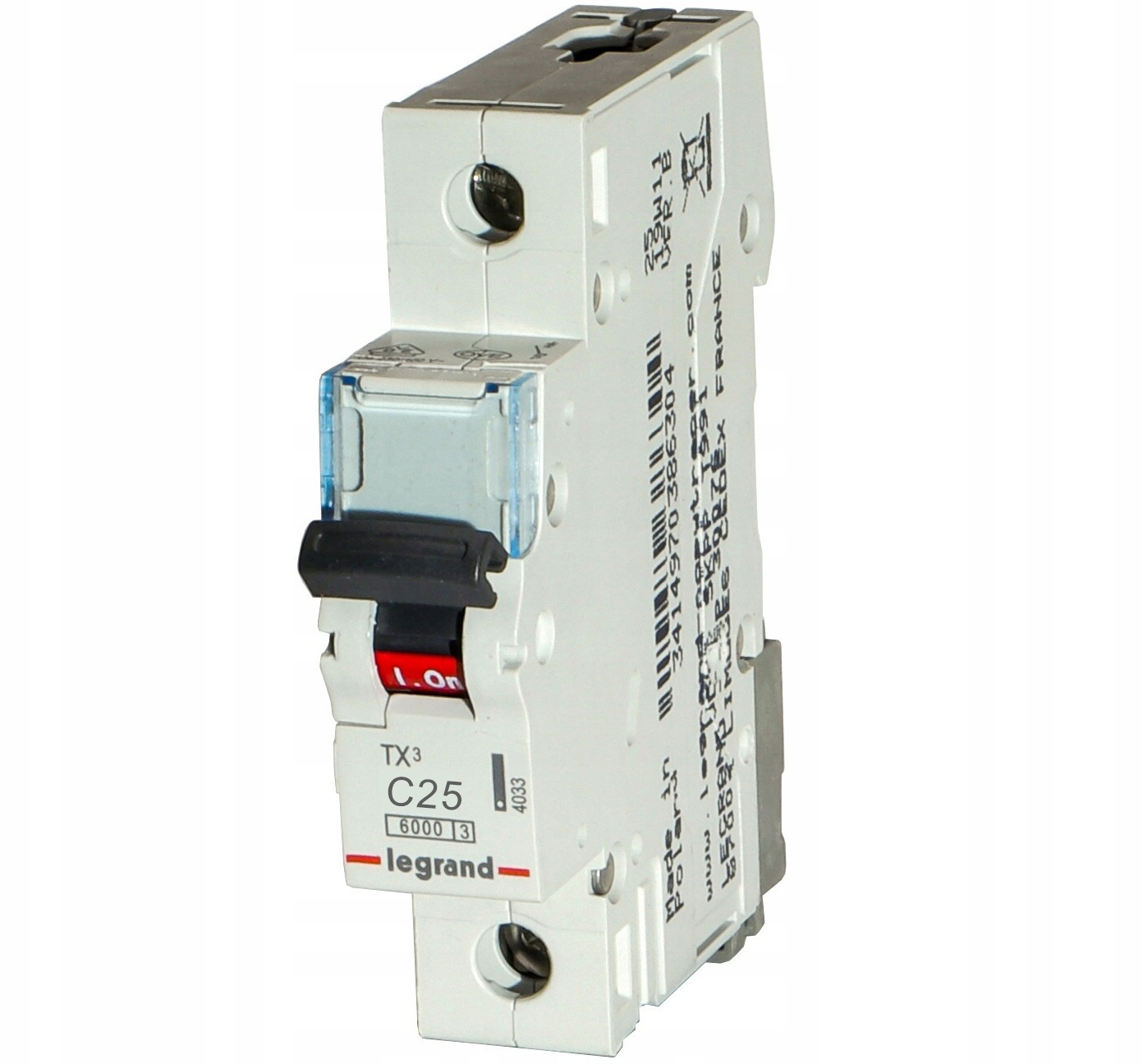 LEGRAND nadprądowy Legrand 1P C 25A TX3 403436