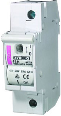 ETI Polam STV D02 63A 1P Rozłącznik Izolacyjny 002271001 STV D02 63A 1P