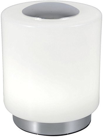 Fabas fabas lampa stołowa łącznie z wbudowanym 8 W LED, klasa energetyczna A +, średnica 14 x 10 cm, chrom/biel 3257  30  138 3257-30-138