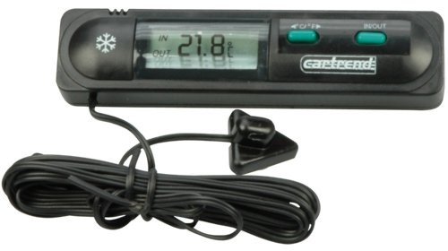 Cartrend 60143 cyfrowy termometr wewnętrzny/zewnętrzny, w zestawie z bateriami 60143