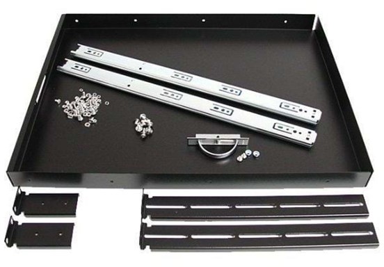 StarTech.com StarTech.com 22in Black Deep Sliding Server Rack Cabinet Shelf SLIDESHELFD