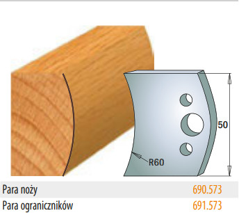 CMT Ograniczniki 691.573 50mm 14116