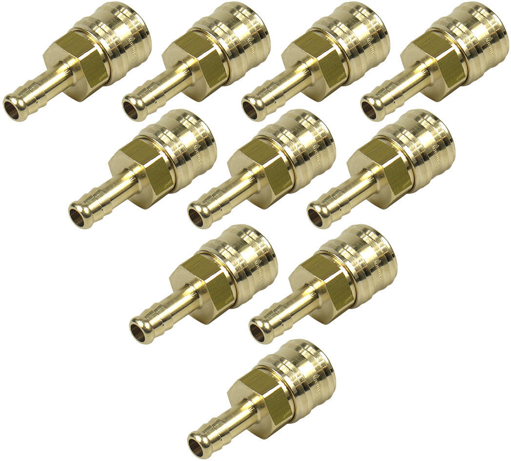 RQS Szybkozłączka z nyplem na wąż 10mm typ 26 Rectus - 10 sztuk 05-02-17